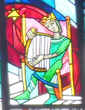 König David mit der Harfe