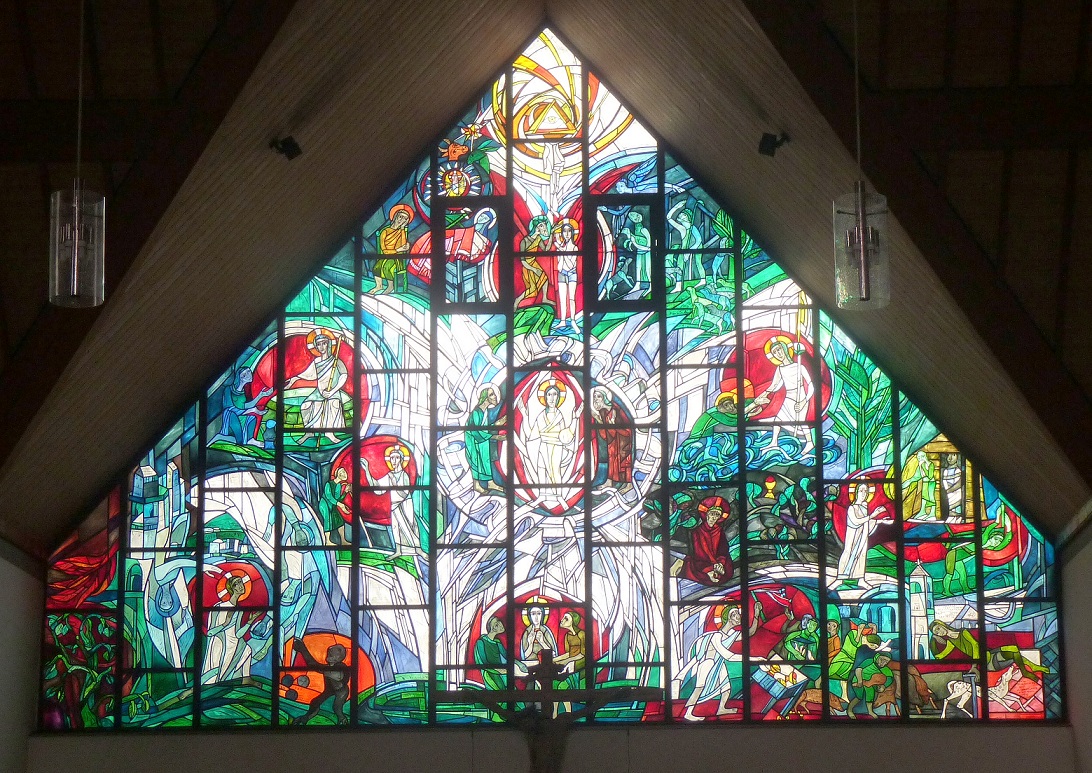 Fenster des neuen Testaments in der Stadtpfarrkirche Nittenau